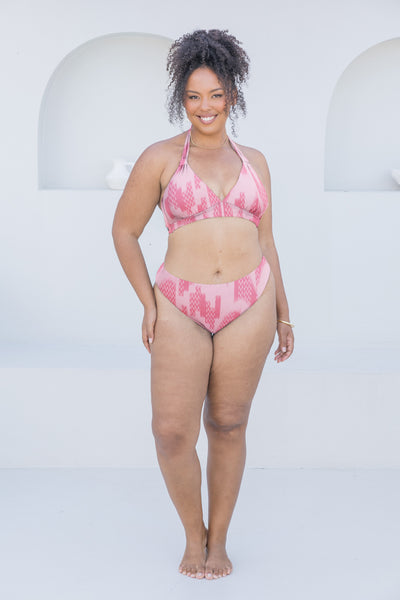 Ikat Dusk Halter Tri