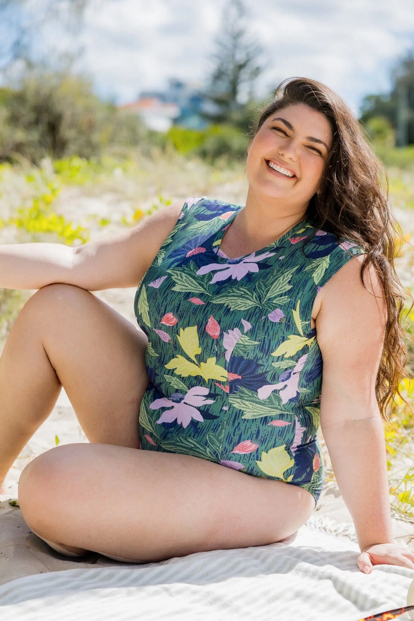 Artisan Rainforest Cap Sleeve One Piece Lilly & Lime US