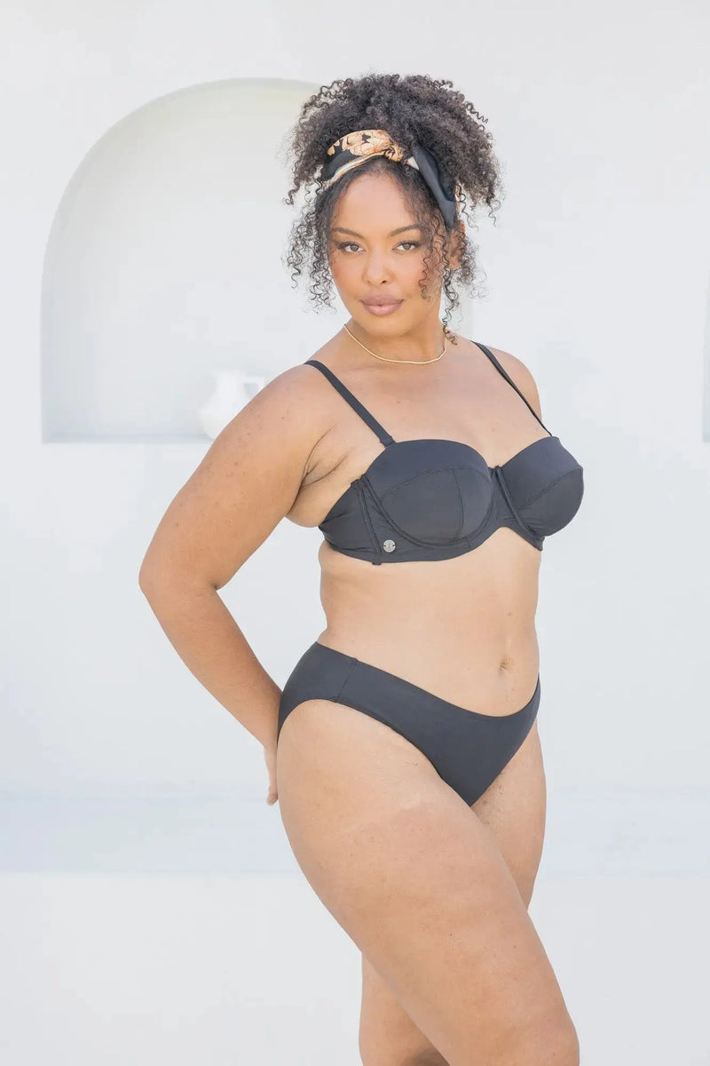Black High Leg Bottom - Lilly and Lime US