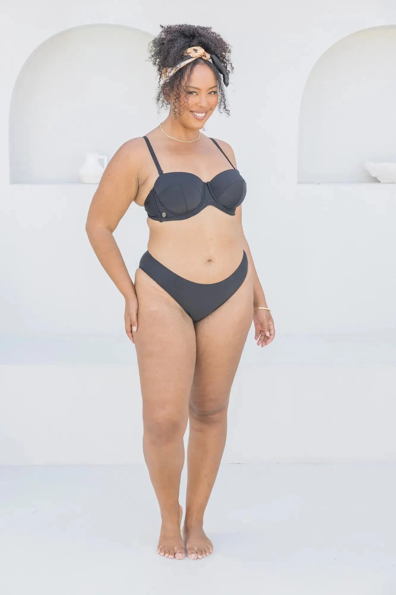 Black High Leg Bottom - Lilly and Lime US