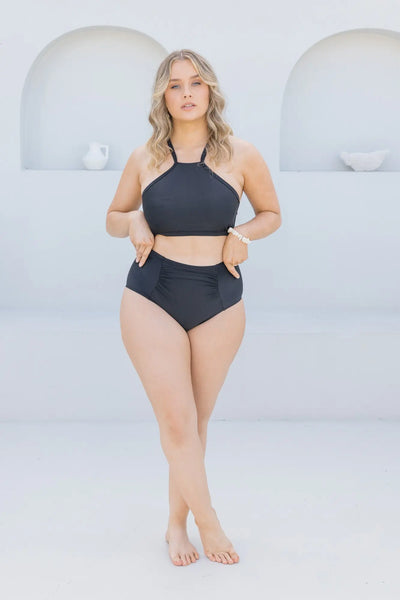 Black High Waisted Bottom Lilly & Lime US