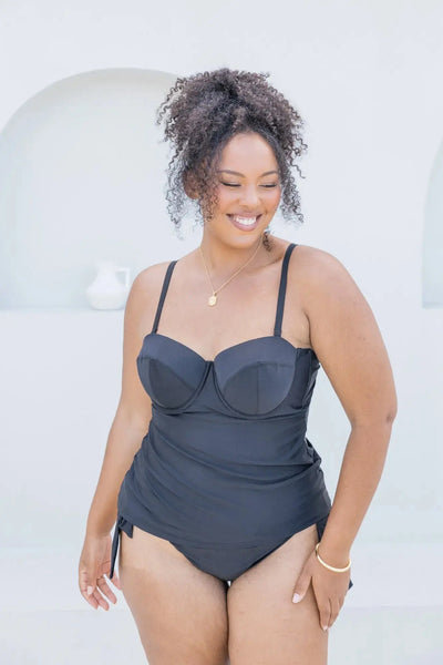 Black Tankini - Lilly and Lime US