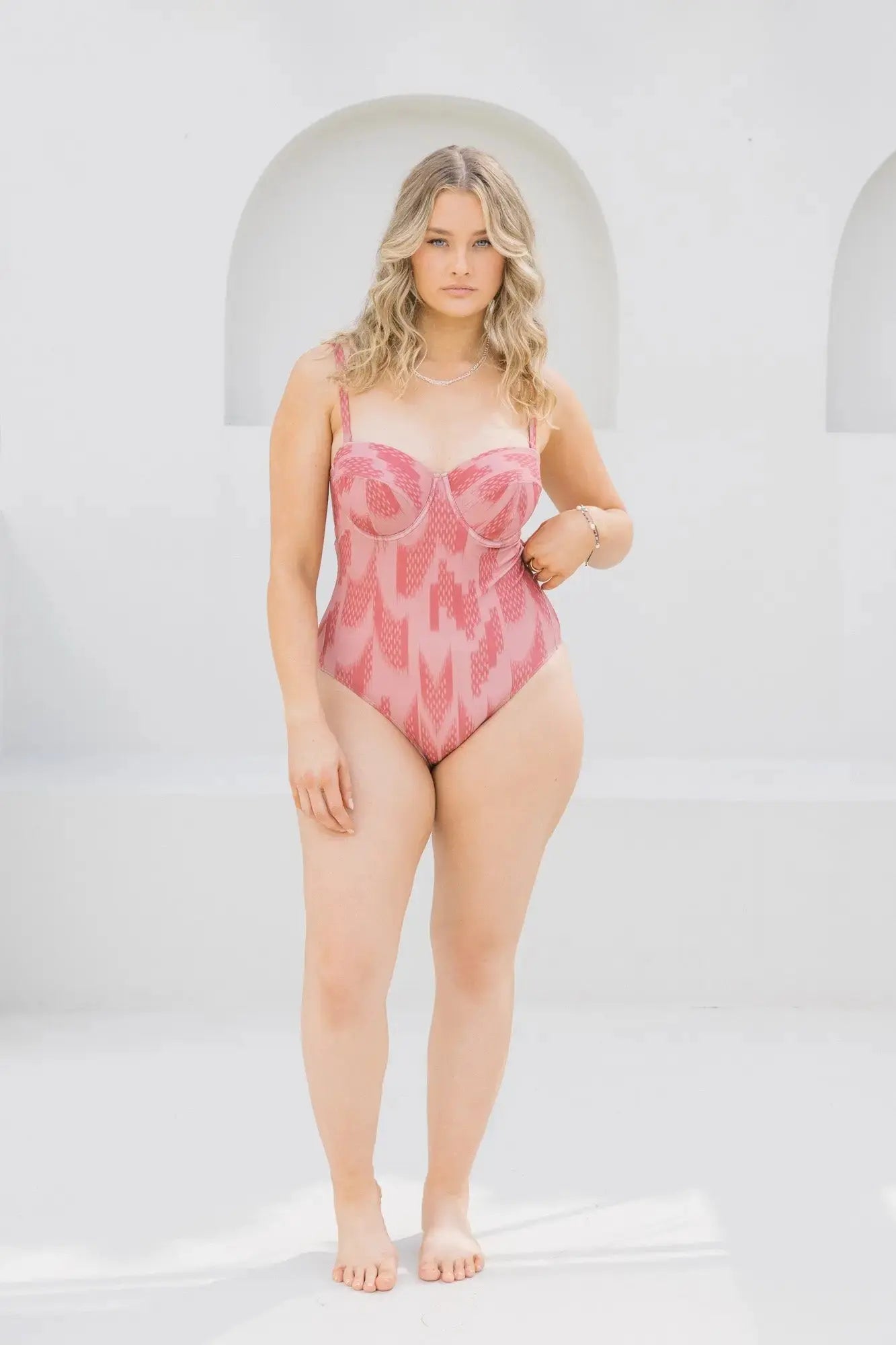 Ikat Dusk Balconette One Piece - Lilly and Lime US