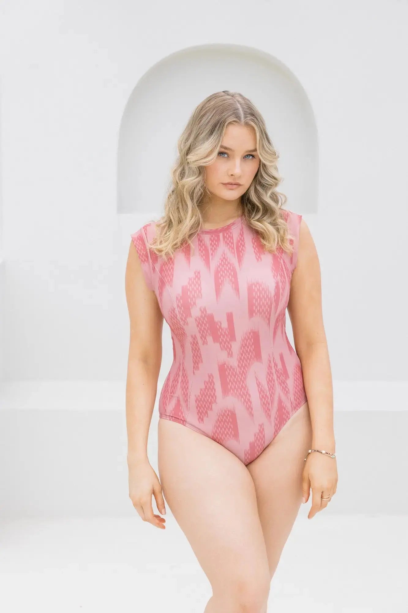 Ikat Dusk Cap Sleeve One Piece - Lilly and Lime US