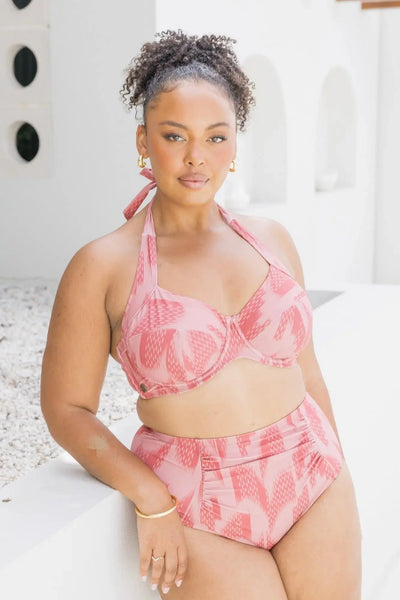 Ikat Dusk High Waisted Bottom - Lilly and Lime US